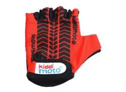 Kiddimoto Gloves Red Tyre Medium