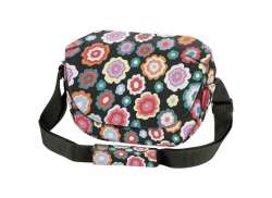KlickFix Funbag Handlebar Bag 4L Flowers - Bl/Multi-color