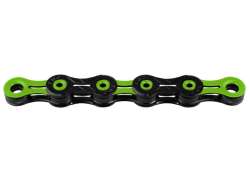 KMC DLC11 Bicycle Chain 11S 11/128\" 118 Links - Bl/Green