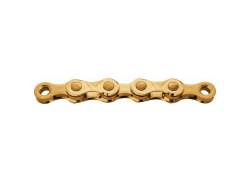 KMC E12 Gold Bicycle Chain 11/128\" 12V 130 Links - Gold