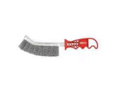 KS-Tools Wire Brush 250mm - Red/Silver