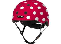 Melon Helmet Dotty White Red - 2XS/S 46-52 cm