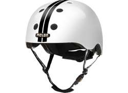 Melon Helmet Straight Black/White - 2XS/S 46-52 cm