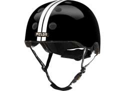 Melon Helmet Straight White/Black - XL/2XL 58-63 cm
