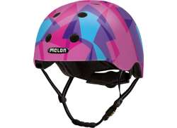 Melon Urban Active Cycling Helmet Kids Mosaique Collection Candy Roze