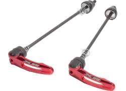 Miche Quick Release Skewer Set XR Front and Rear - Red