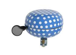 New Looxs Polka Bicycle Bell Ding Dong - Blue/White