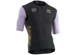 Northwave Extreme Evo Cycling Jersey Ss Black/Lilac - 2XL