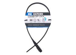 Oxford Combi Zipper Cable Lock 470mm - Black