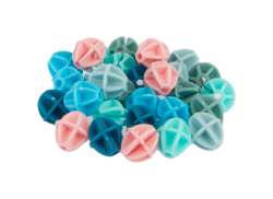 PexKids Spoke Beads Polka Dots - Multi Color (30)