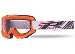 Pro Grip 3201 Cross Glasses - Orange/White