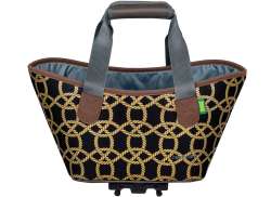 Racktime Agnetha Shopper Bag 15L Snap-It - Black/Brown