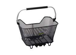 Racktime Basket Deluxe Bicycle Basket For Rear 23L - Silver