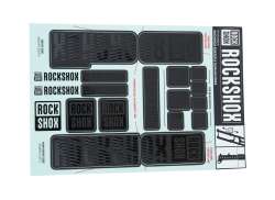 RockShox Sticker Set For. &#216;35mm Dual Crown Fork Stealth