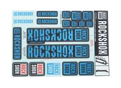 RockShox Sticker Set For. &#216;35mm Fork - Blue