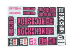 RockShox Sticker Set For. &#216;35mm Fork - Magenta