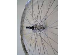 Roland Paralex Rear Wheel 26\" Freewheel Rim Brake - Silver