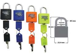 Security Plus Mini Padlock Set 22mm Universal Key