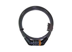 Security Plus Z69 Digit-Cable Lock 150 cm &#216;12mm - Black