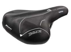 Selle Bassano Suprema 3Zone Bicycle Saddle Men 185mm - Black