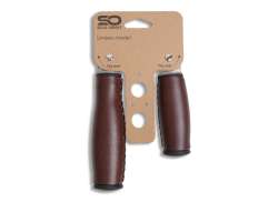 Selle Orient Grips Imitation Leather 135/92mm - Brown
