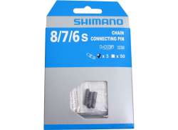 Shimano Chain Pin 6/7/8S - Silver (3)