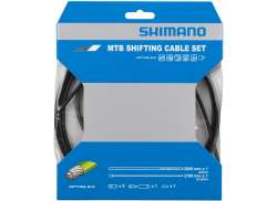 Shimano MTB OptiSlick Gear Cable Set - Black