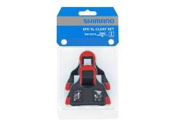 Shimano SH10 Cleats SPD-SL 0&#176; - Black/Red