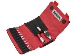 Silca T-Ratchet + TI-Torque Kit Socket Wrench Kit - Red
