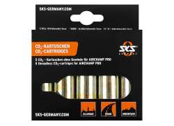 SKS CO2 Cartridges Airchamp 16G (5 Pieces)