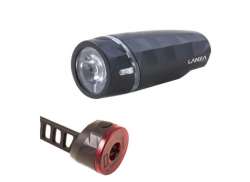 Spanninga Lanza Lighting Set LED Batteries - Black