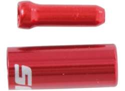 Sram Cable Ferrules Set 6 x 4mm And 4 x 5mmm - Red