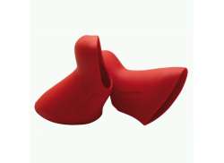 Sram Double Tap Brake Lever Rubbers - Red