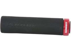 Sram Grips 129mm Black Foam Red Lock Clamp With Caps
