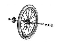 Thule Chariot Wheel for CX from 2013