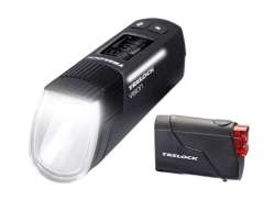 Trelock LS760 I-Go Vision Lighting Set LED Battery - Black