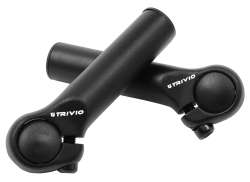 Trivio Bar Ends Basic 95mm - Black