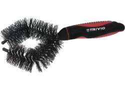 Trivio Cleaning Brush Plastic - Black/Red