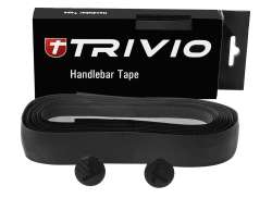 Trivio Handlebar Tape with Caps - Carbon Look - Black