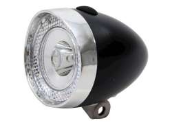 Union Retro Mini Headlight LED Batteries - Chrome