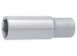 Unior Cap 3/8 Inch  17.0mm Long Chrome - Silver