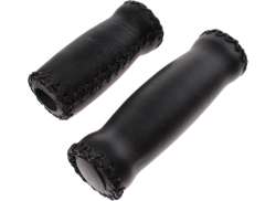 Velo Grips Leather 92/127mm - Black