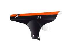 Velox Front Mudguard 25cm Plastic - Black/Orange