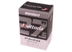 Vittoria Standard Inner Tube 27.5x1.50-2.0 Sv 48mm - Black