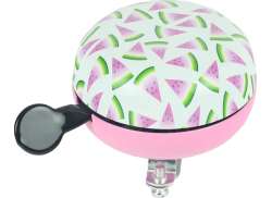 Widek Ding Dong Meloen Bicycle Bell &#216;80mm - Pink/White/Green
