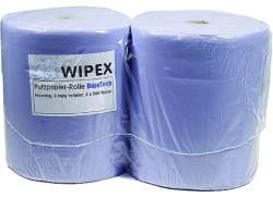 Wiping Cloth on Roll 3-Layer Recycled Paper 38cm Blue (2)