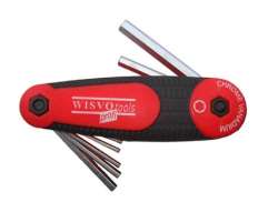 Wisvo Multi-Tool 8-Parts Inus 2-8 - Red/Black