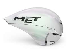 With Drone Wide Body Cycling Helmet White Iridescent - L 59-