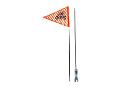 XLC C01 Safety Flag 2-Parts - Black/Orange