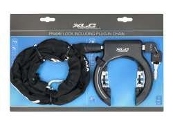 XLC Fantomas II Frame Lock + Plug-In Cable 120cm &#216;5.5mm - Bl
